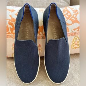 Rothy's Women's Original Slip On Sneakers in Navy. Size 9.5.